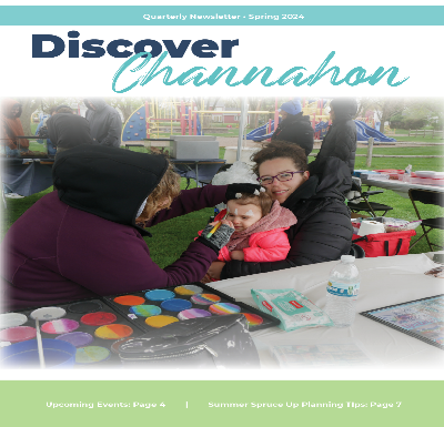 Image of the cover of the Spring 2024 Discover Channahon newsletter