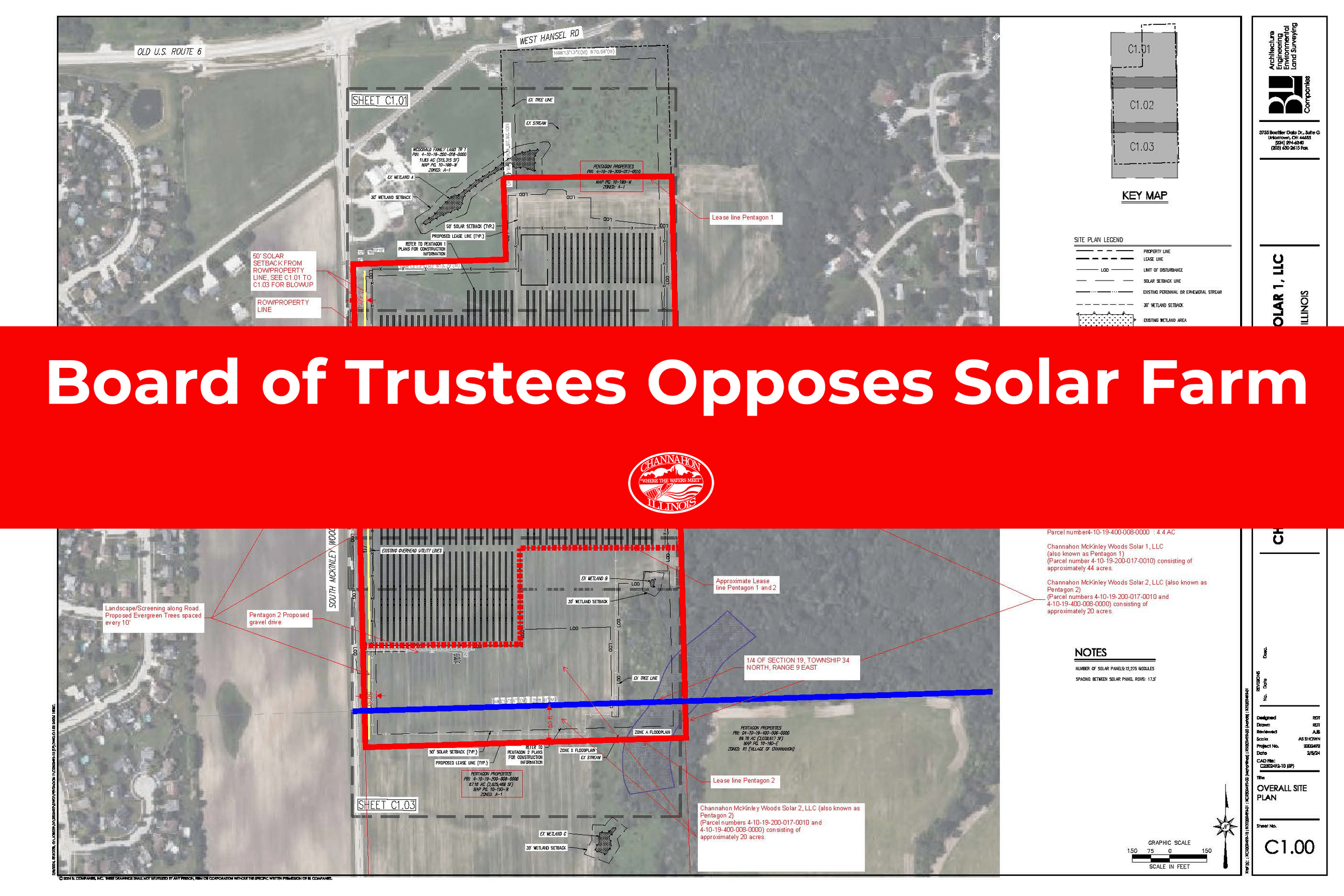Board of Trustees Opposes Solar Farm